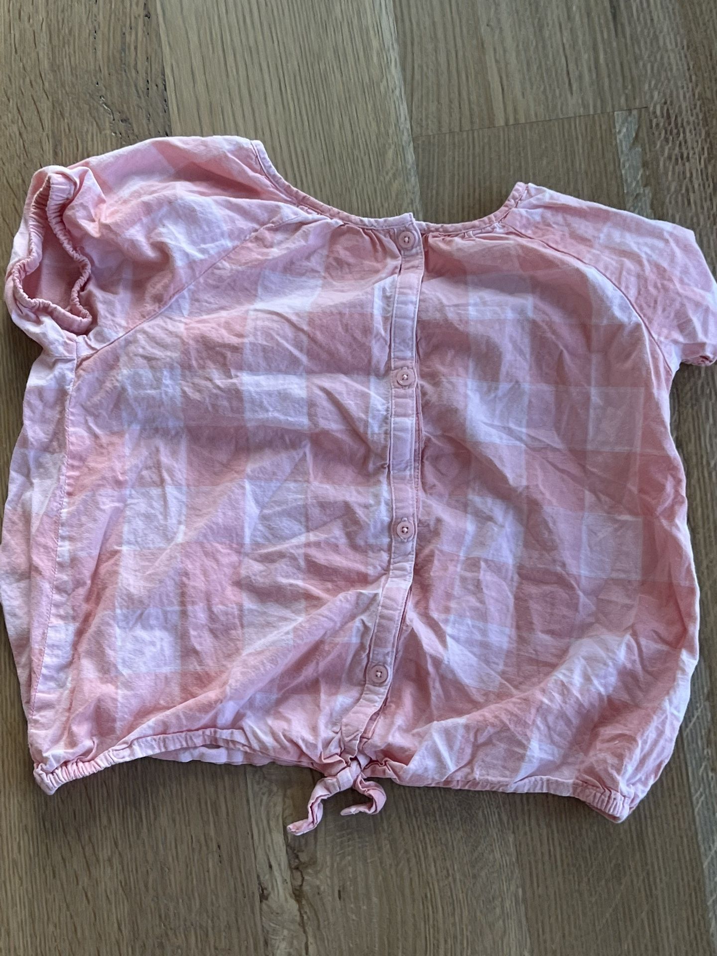 Oshkosh Kids Pink Plaid Shirt