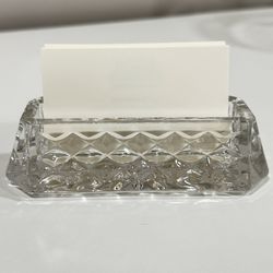 Waterford Crystal Business Card Holder – Signed