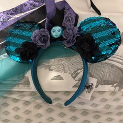 New Never Used Haunted Mansion Veil Ears From Disney Resort