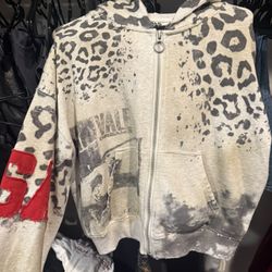 Vale Lives Animal Print hoodie 