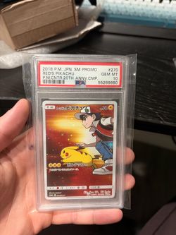 Pokémon Reds pikachu 2018 Japanese promo PSA 10