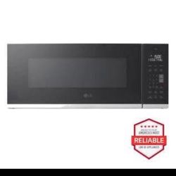LG 1.3 cu. ft. 30 in. W Low Profile Over the Range Microwave Oven with EasyClean in PrintProof Stainless Steel 1000- Watt