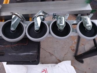 4 Casters Wheels Set