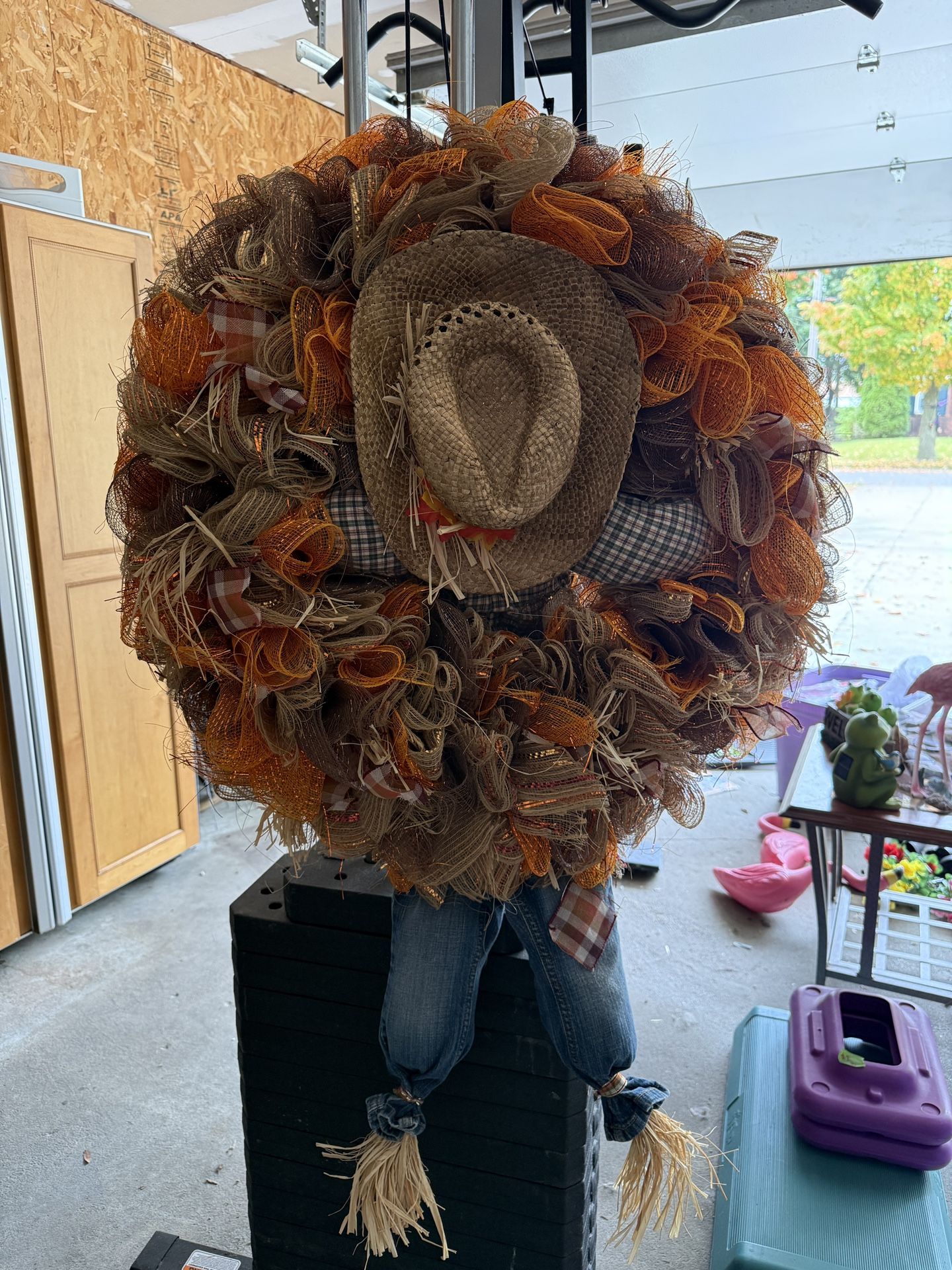 Fall Scarecrow Wreath