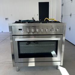 Cosmo 36 Inch Gas Range 