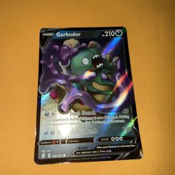 Garbodor V 100/203 Rare Holo V | Evolving Skies | Pokemon Card
