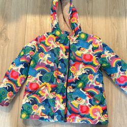 Sherpa Lined Mini Biden Unicorn Jacket Size 140mm (size 10 Girls)