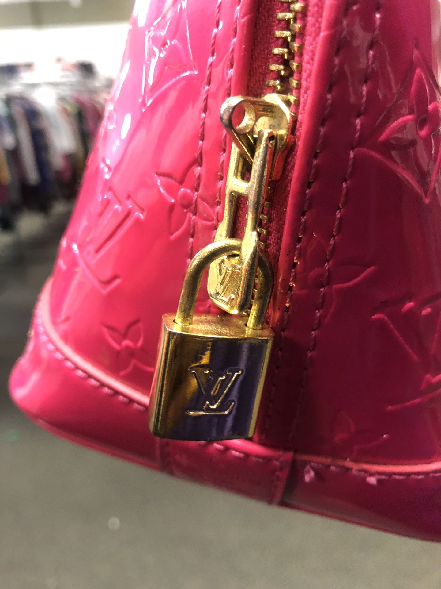 Louis Vuitton Amarante Monogram Vernis Alma XL Bag $2,500 OBO for Sale in  Rolling Hills, CA - OfferUp