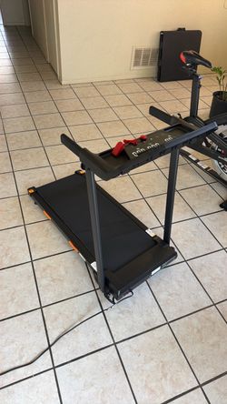 Black Folding Treadmill with Digital Display