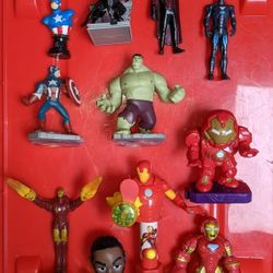 Marvel Comics Action Figures Lot Avengers X Men Magneto Ironman Hulk Captain America Black Panther 