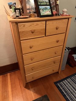 Large Wood Dresser