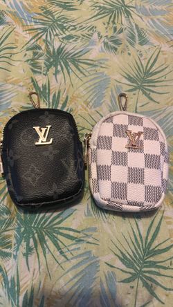 2 designer mini key chain pouch