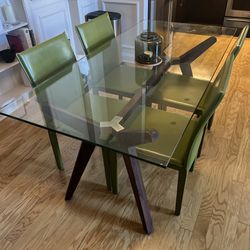 Crate & Barrel - Dining Table and  4 Chairs