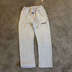 Fear Of God Essentials Light Oatmeal SS22 Open Leg Sweatpants