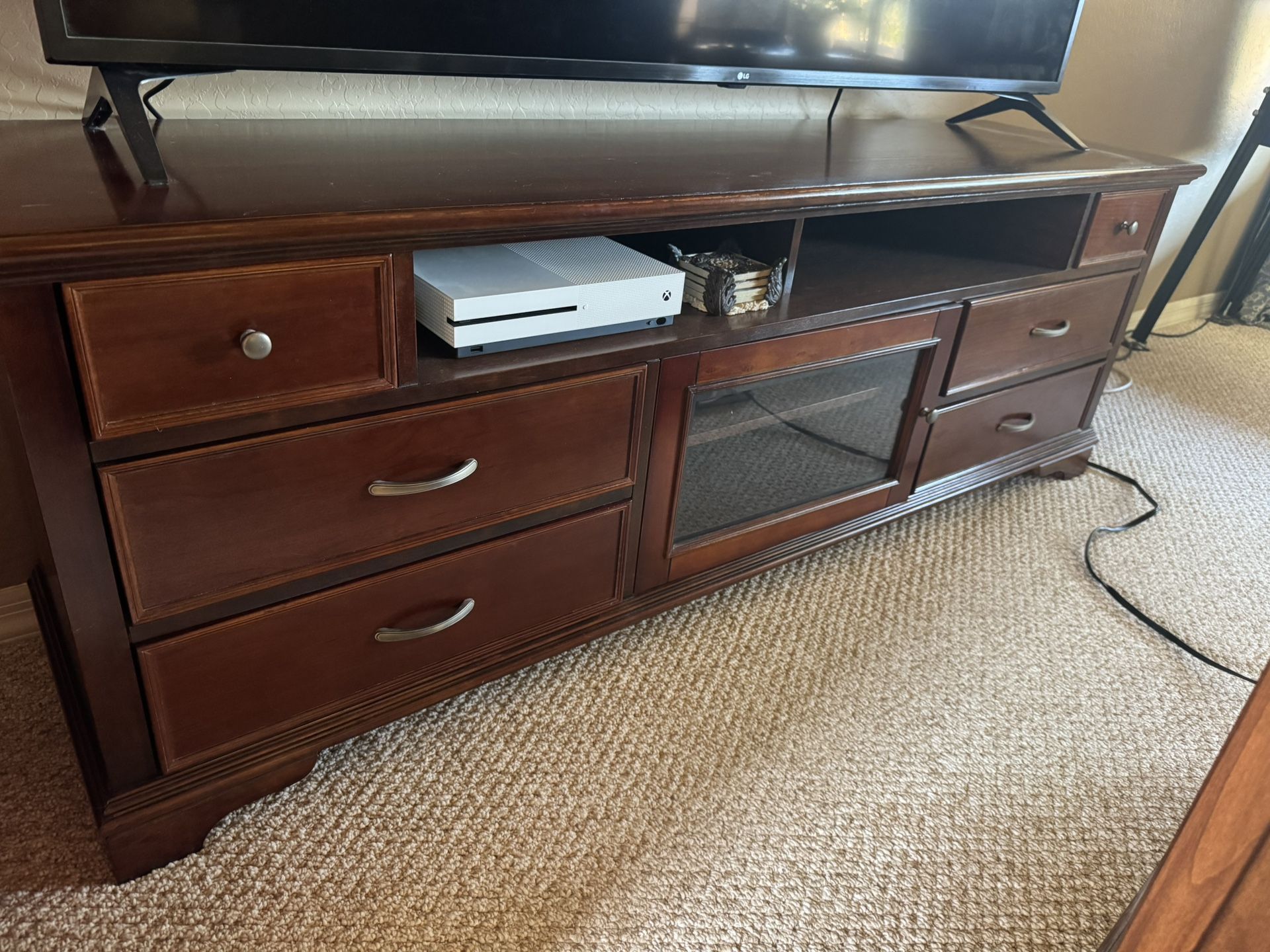 TV Console Table Cabinet