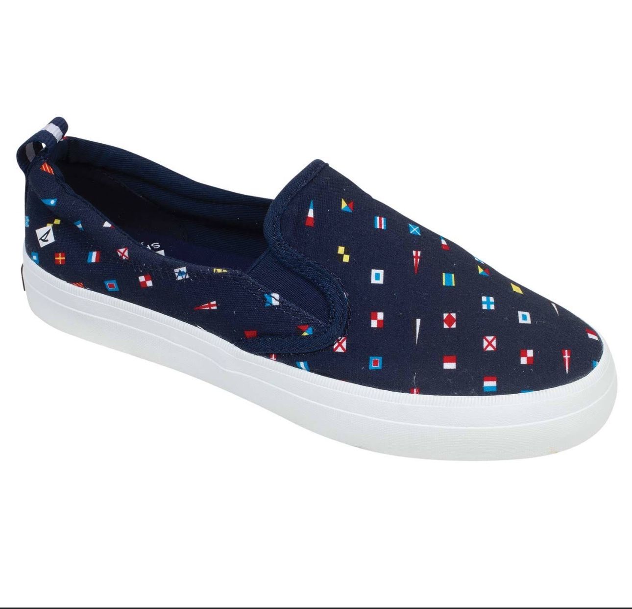 Sperry Captain's Slip-On Prep Navy Flags shoes size 6M