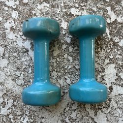 Pair Of 5 Lb Dumbbells 