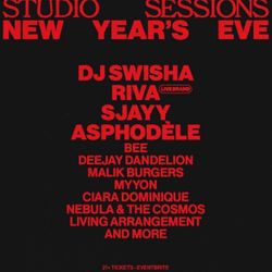 Studio Sessions NYE - Tickets GA x2