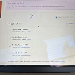 4 Travis Scott Tickets - Can Meet Up In Person - $90 Each - Negotiable