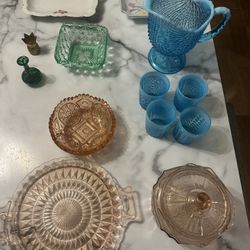 Depression Glass Lot - significantly discounted for purchase of all items or will sell individually