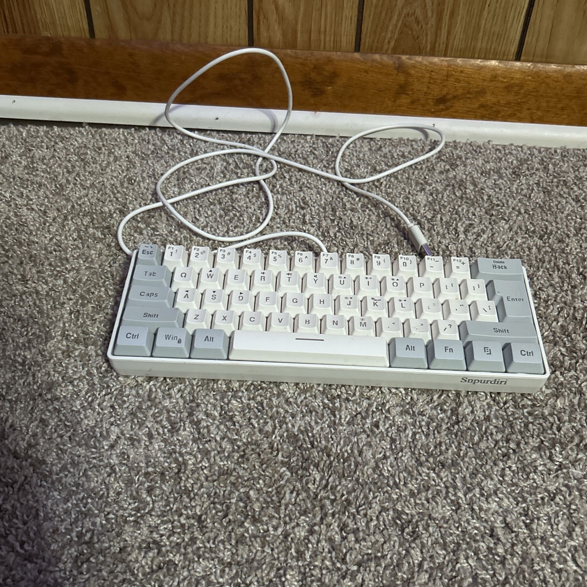 White 60% Keybored