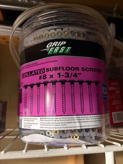 Collated floor screws. 3 available.