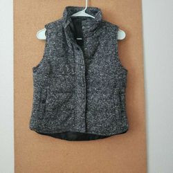 Black Gray Vest Winter