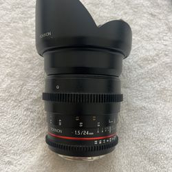 Rokinon Cinema Lens 24mm F1.5