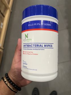 Nova Green Bacterial Wipes 70 Wipes