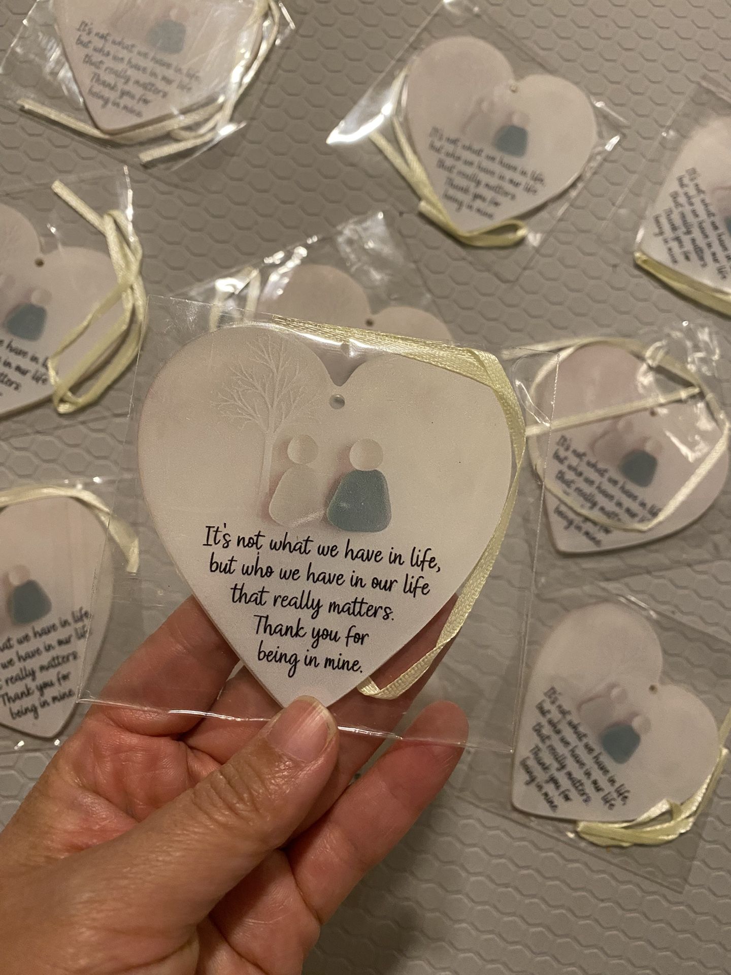 Heart-Shaped Appreciation Gift Tags – Thank You Hanging Decor