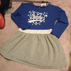 Dodger Long Sleeve Dress Size 4T