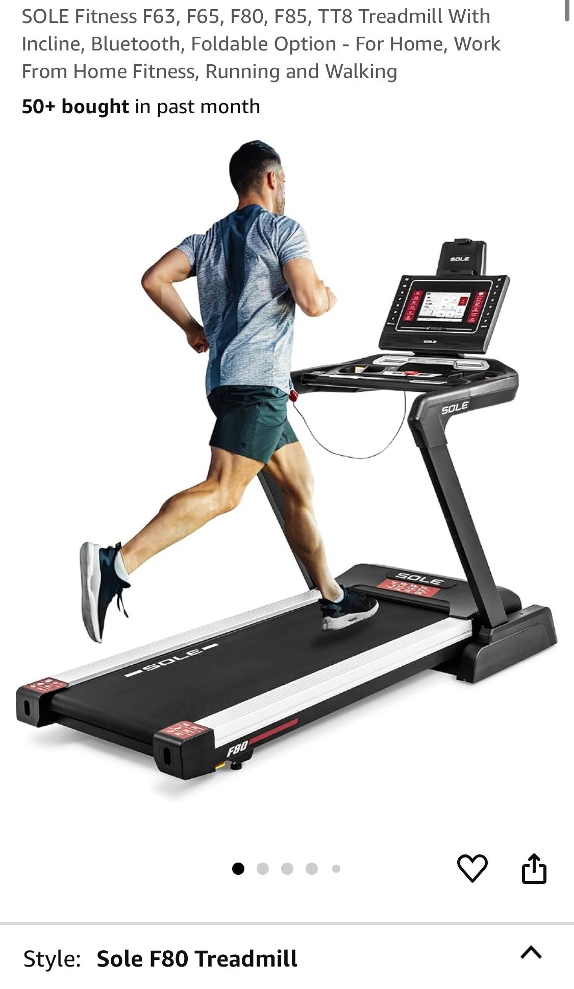 Sole f80 Treadmill