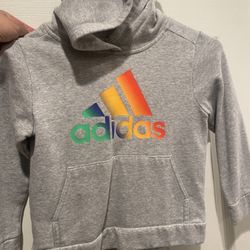 Adidas Boys Sweater Hoodie Size 6 