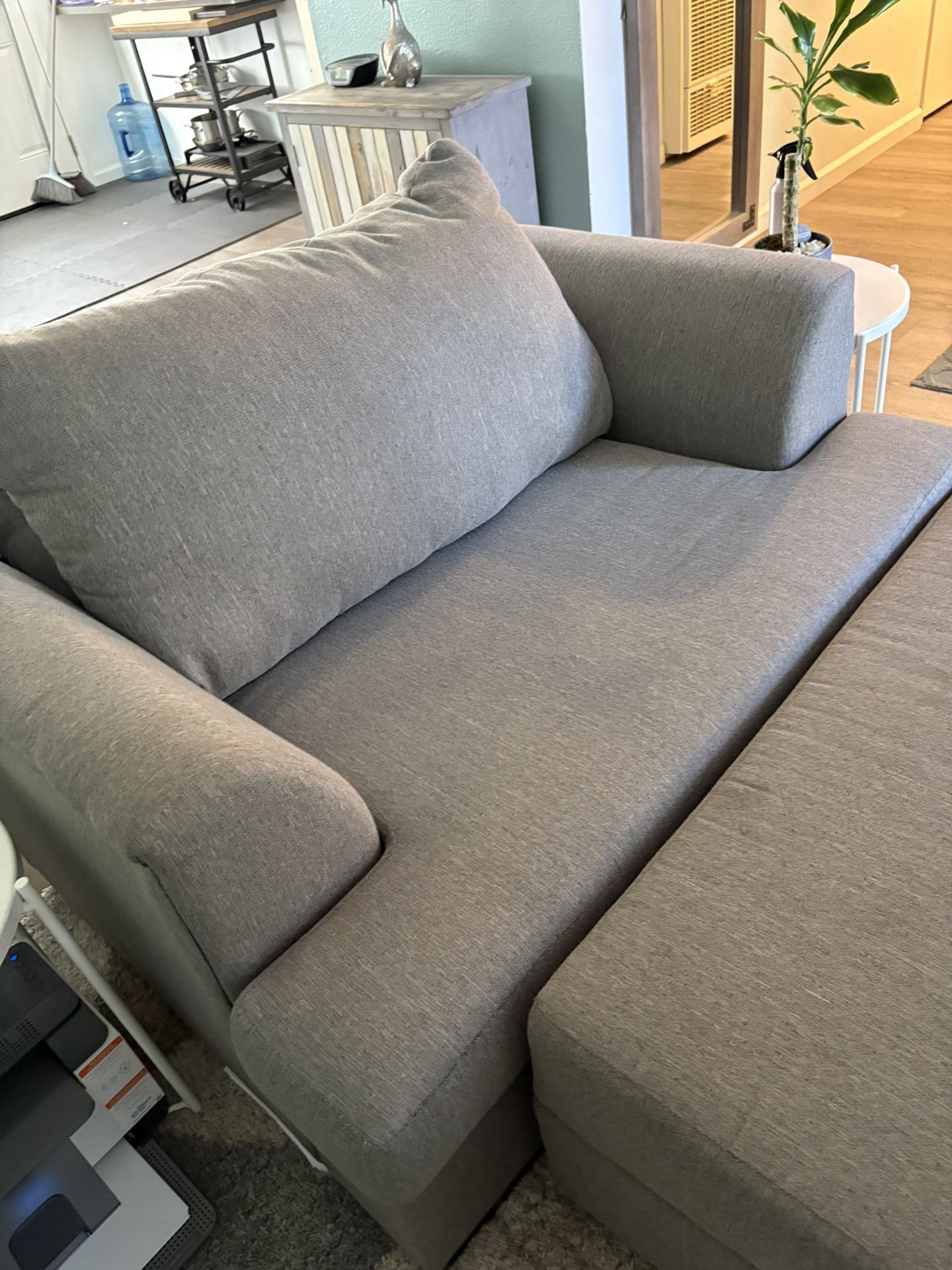 Love Seat And Ottoman