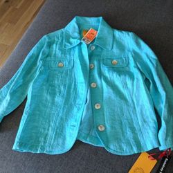 Women's turquoise jacket