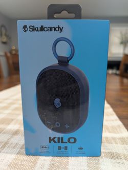 Skullcandy Kilo Wireless Bluetooth Speaker - IPX7 Waterproof Mini Bluetooth Speaker with 24 Hour