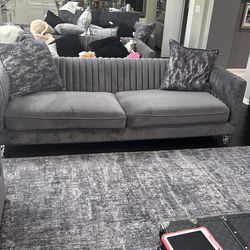Grey modern couch