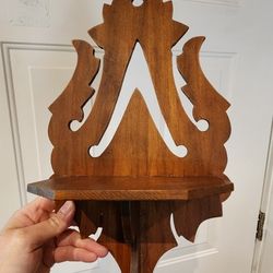 Small Wooden Wall Shelf
