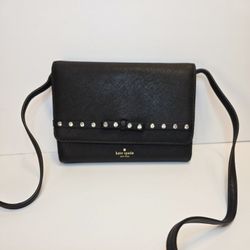 NEW Kate Spade Laurel Way Jeweled Black Crossbody NWT