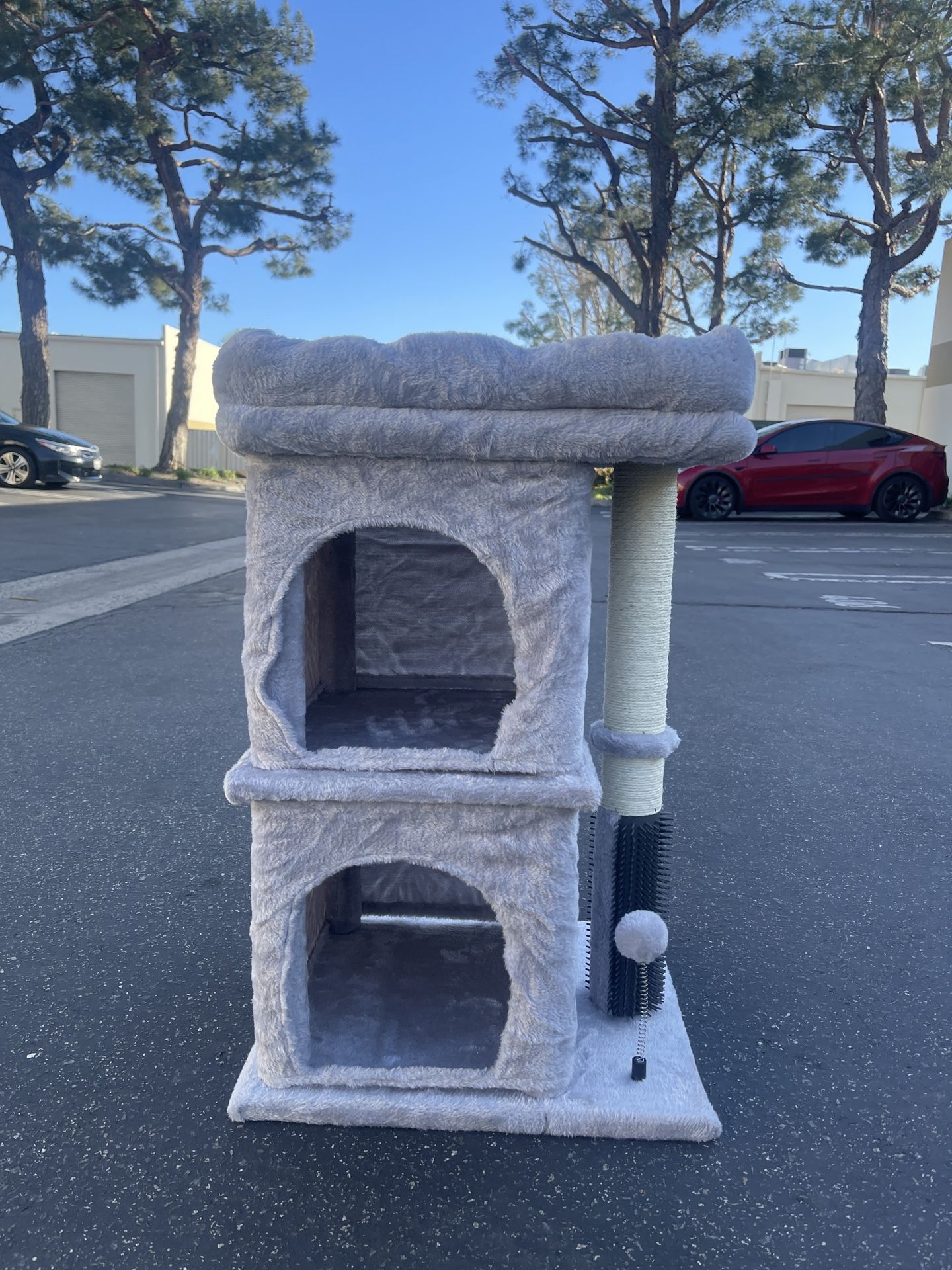 29inch Cactus Cat Tree for Indoor Cats, With Condo