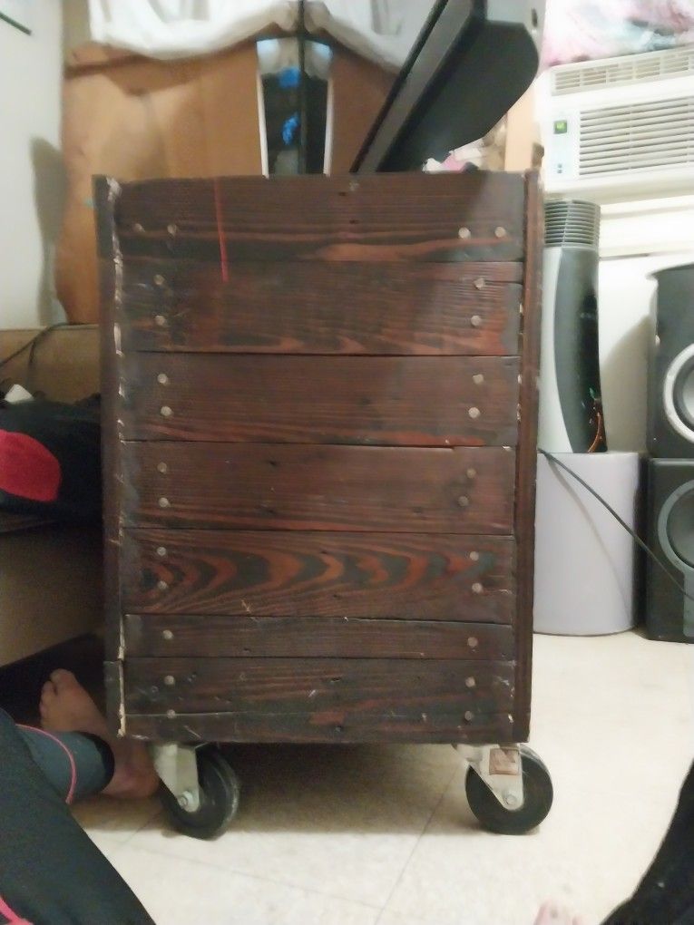 Entertainment Center And Matching End Table
