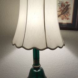 Antique Green Lamp