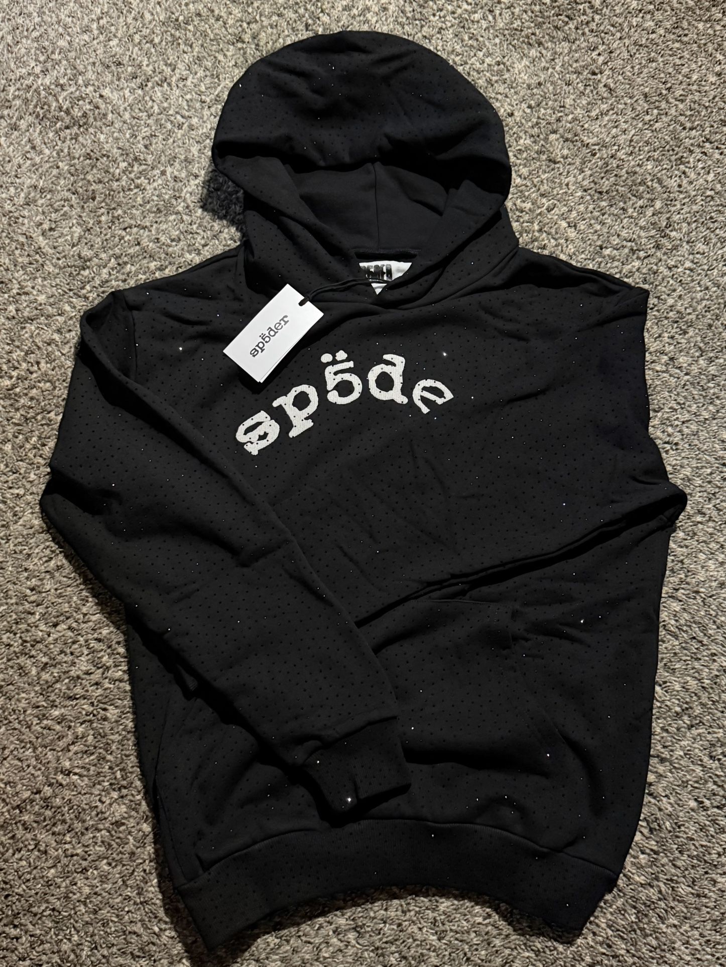 black vvs sp5der hoodie