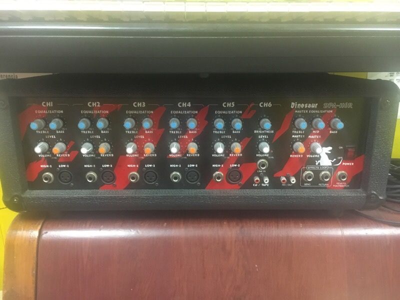 5 plug Dinosaur Amplifier DPA-H6R