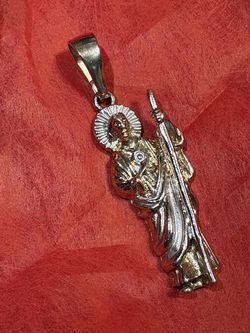 14k Saint Jude Pendant 7.24 Grams.
