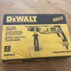 Dewalt DWD520 10AMP 1/2" VSR PISTOL GRIP HAMMER DRILL