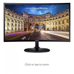 Two 27” Curved Monitors