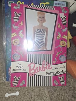 Barbie 1959 Papperdoll