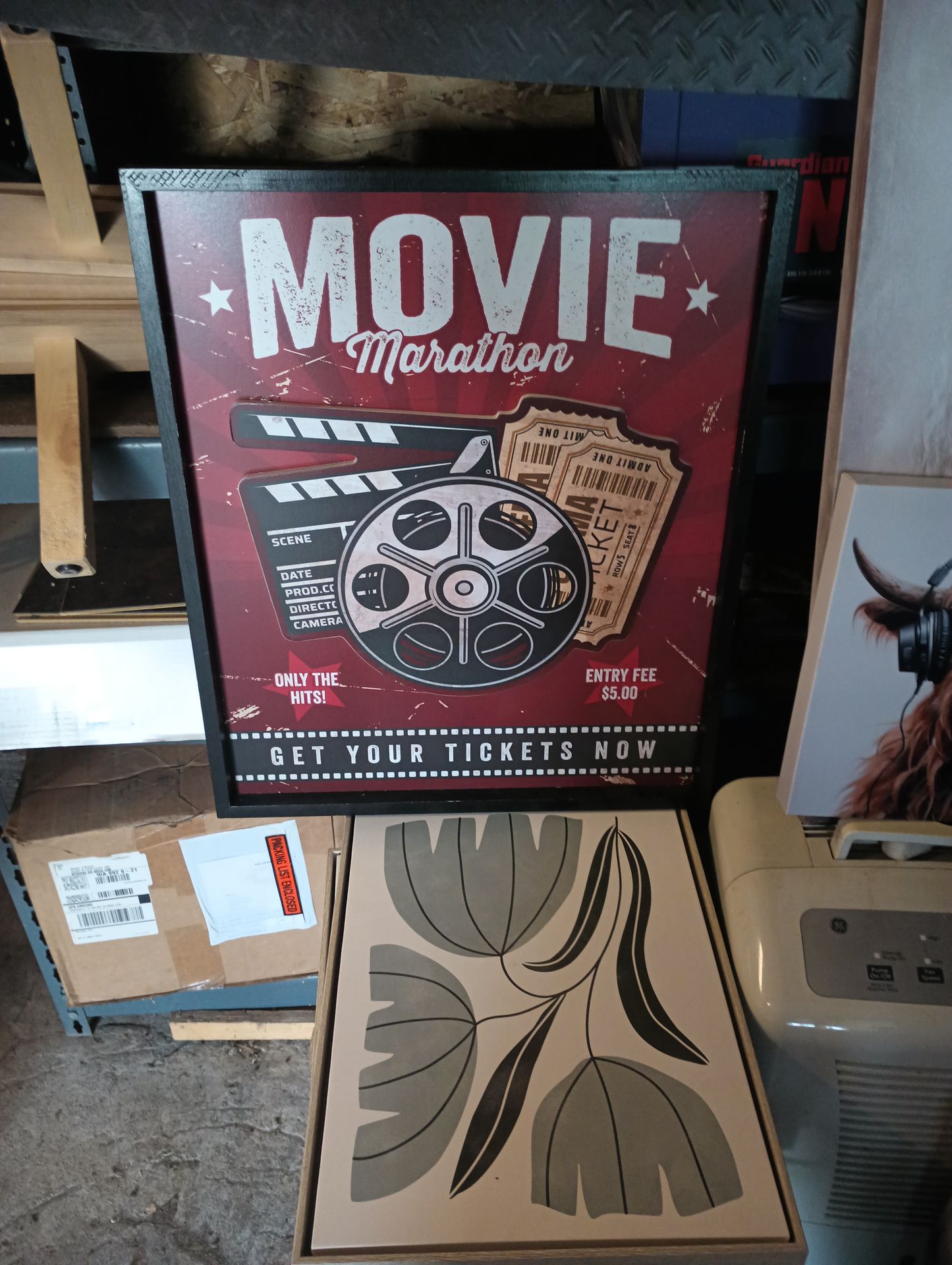 3D MOVIE MARATHON ART WORK