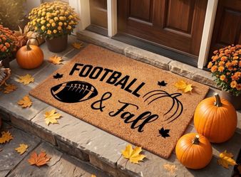 Fall door mat